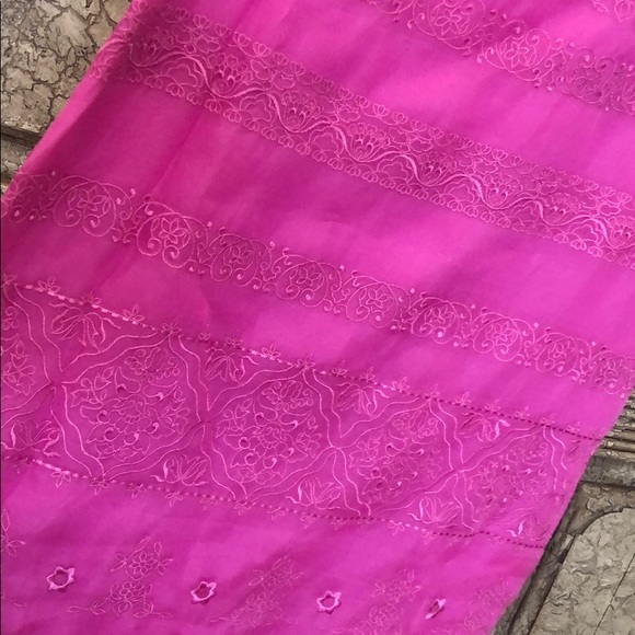 David warren Pink embroidered dress - Picture 3 of 7